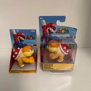 Jakks Pacific Super Mario Bros. Boom-Boom Action Figure Lot Of 2